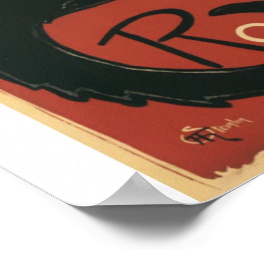 Tournee Du Chat Noir Black Cat  Print (Hoek)