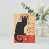 Tournée du Chat Noir Briefkaart (Staand voorkant)
