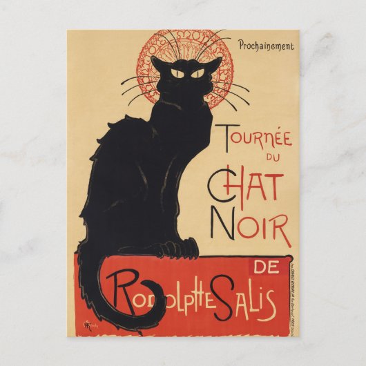 Tournée du Chat Noir Briefkaart (Voorkant)