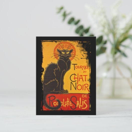 Tournee du Chat Noir Briefkaart (Staand voorkant)