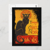 Tournee du Chat Noir Briefkaart (Voorkant / Achterkant)