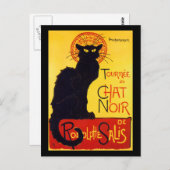 Tournée du Chat Noir, c.1896 Briefkaart (Voorkant / Achterkant)