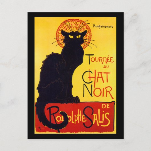Tournée du Chat Noir, c.1896 Briefkaart (Voorkant)