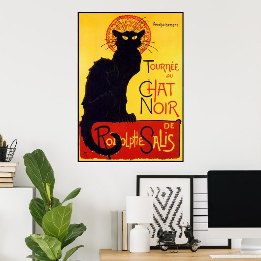 Tournée du Chat Noir, c.1896 Poster (Thuiskantoor)