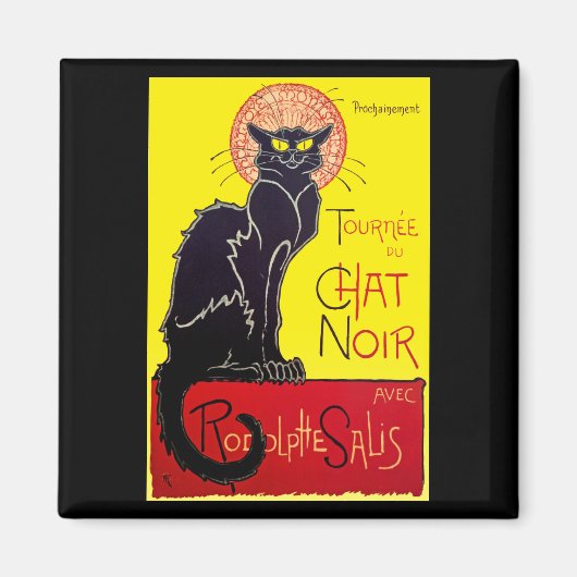 Tournee du Chat Noir Cabaret Cadeaumagneet Magneet (Voorkant)