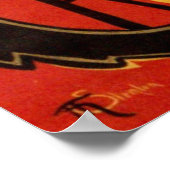 Tournee du Chat Noir Cat Poster (Hoek)