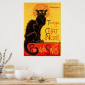 Tournee du Chat Noir Cat Poster (Keuken)