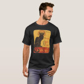 Tournee du Chat Noir De Rodolphe Salis Vector T-shirt (Voorkant volledig)