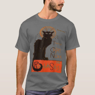 Tournee du chat noir Distress Vector T-shirt