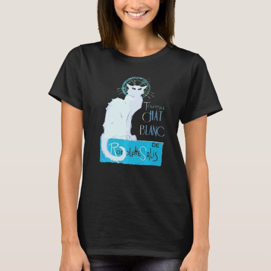 Tournee du chat noir Distress Vector T-shirt (Voorkant)