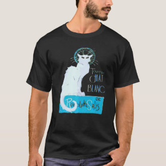 Tournee du chat noir Distress Vector T-shirt