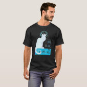 Tournee du chat noir Distress Vector T-shirt (Voorkant volledig)