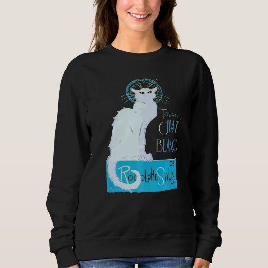 Tournee du chat noir Distress Vector Trui (Voorkant)