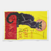 Tournee du Chat Noir French Cabaret Kitchen Towel Theedoek (Horizontaal)