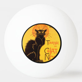 Tournée du Chat Noir - Oude Poster Pingpongbal