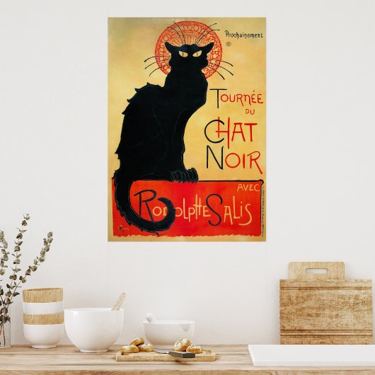 Tournee du Chat Noir Poster (Keuken)