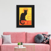 Tournée du Chat Noir, Steinlen Black Cat Canvas Afdruk (Insitu (Woonkamer))