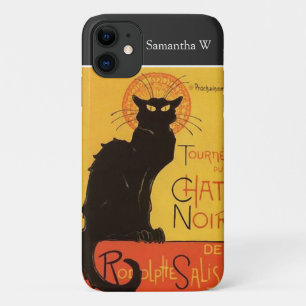 Tournée du Chat Noir, Steinlen Black Cat  iPhone 11 Hoesje