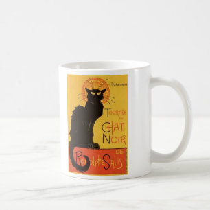 Tournée du Chat Noir, Steinlen Black Cat  Koffiemok