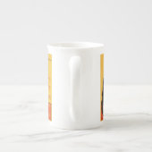 Tournée du Chat Noir, Steinlen Black Cat  Porselein Kop (Achterkant)