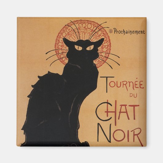 Tournée du Chat Noir, Steinlen Fine Art Magneet (Voorkant)
