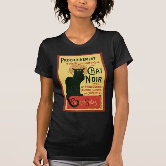 Tournée du Chat Noir, Steinlen Fine Art T-shirt (Voorkant)