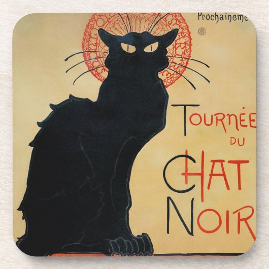 Tournee du Chat Noir Steinlen Onderzetter (Voorkant)