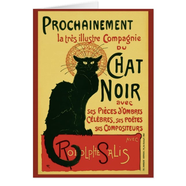 Tournée du Chat Noir, Theophile Steinlen (Voorkant)
