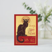 Tournée du Chat Noir, Théophile Steinlen Briefkaart (Staand voorkant)