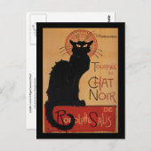 Tournée du Chat Noir, Théophile Steinlen Briefkaart (Voorkant / Achterkant)