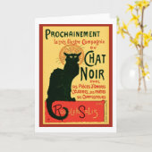 Tournée du Chat Noir, Theophile Steinlen Kaart (Gele Bloem)