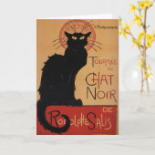 Tournée du Chat Noir, Théophile Steinlen Kaart (Gele Bloem)