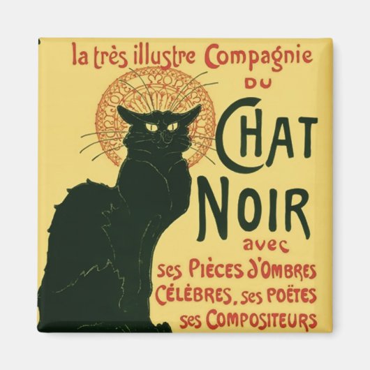 Tournée du Chat Noir, Theophile Steinlen Magneet (Voorkant)