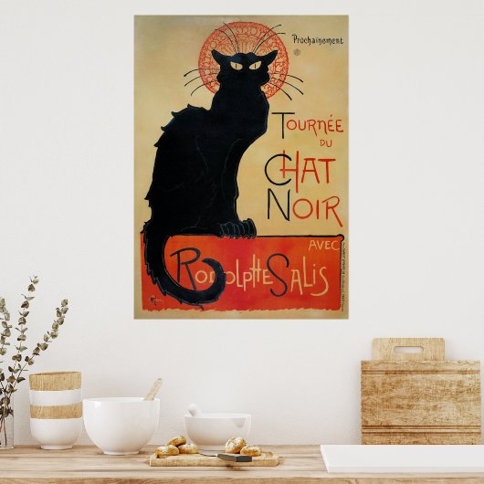 Tournee du Chat Noir Theophile Steinlen Poster (Keuken)