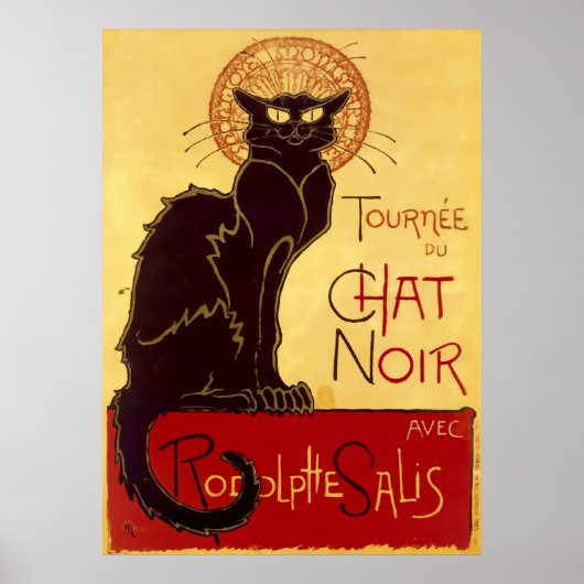 Tournée du Chat Noir, Théophile Steinlen Poster (Voorkant)