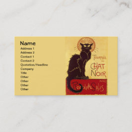 Tournée du Chat Noir, Theophile Steinlen Visitekaartje