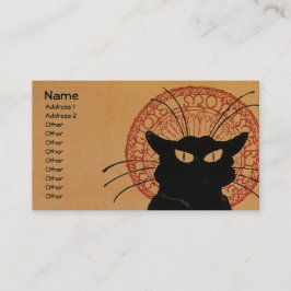 Tournée du Chat Noir, Théophile Steinlen Visitekaartje