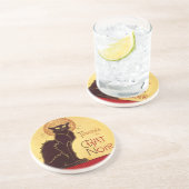 Tournée du Chat Noir, Théophile Steinlen Zandsteen Onderzetter (Zijkant)