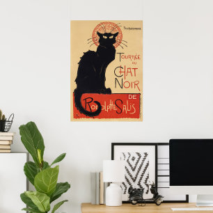 Tournee du Chat Noir Vintage Black Cat Art Nouveau Poster