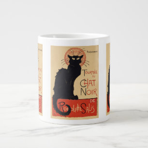 Tournee du Chat Noir Vintage Zwarte Kat Art Nouvea Grote Koffiekop