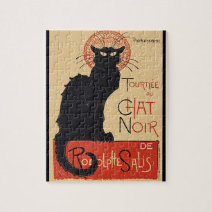 Tournee du Chat Noir Vintage Zwarte Kat Art Nouvea Legpuzzel