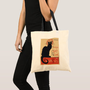 Tournee du Chat Noir Vintage Zwarte Kat Art Nouvea Tote Bag