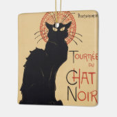 Tournee du Chat Noir  Zwart Cat Art Nouveau Keramisch Ornament (Links)