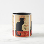 Tournee du Chat Noir Zwart Cat Art Nouveau Mok (Midden)