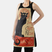Tournee du Chat Noir  Zwart Cat Art Nouveau Schort (Insitu)