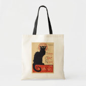 Tournee du Chat Noir  Zwart Cat Art Nouveau Tote Bag (Voorkant)