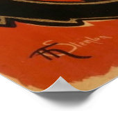 Tournee Du Chat Noir (zwarte kat) Poster (Hoek)