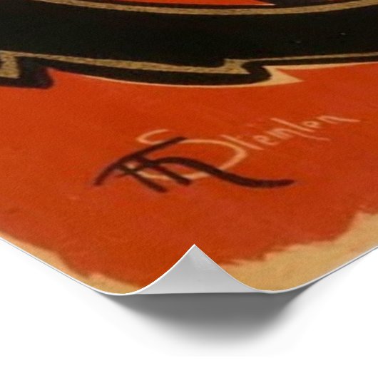 Tournee Du Chat Noir (zwarte kat) Poster (Hoek)