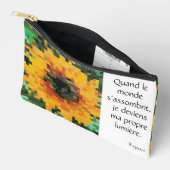 Tournesol Pixel Art Floral Lumineux Etui (Open)