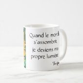 Tournesol Pixel Art Floral Lumineux Koffiemok (Voorkant rechts)